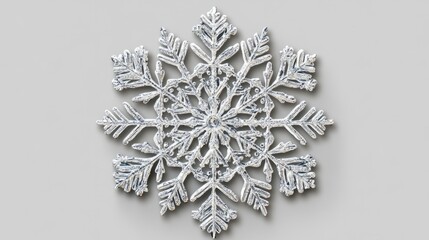 Realistic sticker of a snowflake with intri Realistic sticker of a golden star Realistic sticker of a green leaf with visi