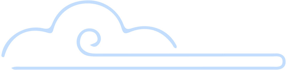 Abstract Cloud line
