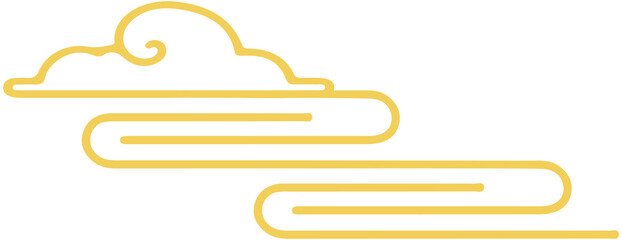 Mid Autumn Festival Cloud line
