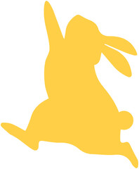 Mid Autumn Festival Jade Rabbit silhouette
