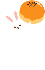 Mid Autumn Festival Cute Jade Rabbit