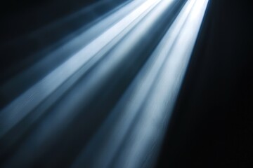 Soft beams of light creating a serene atmosphere