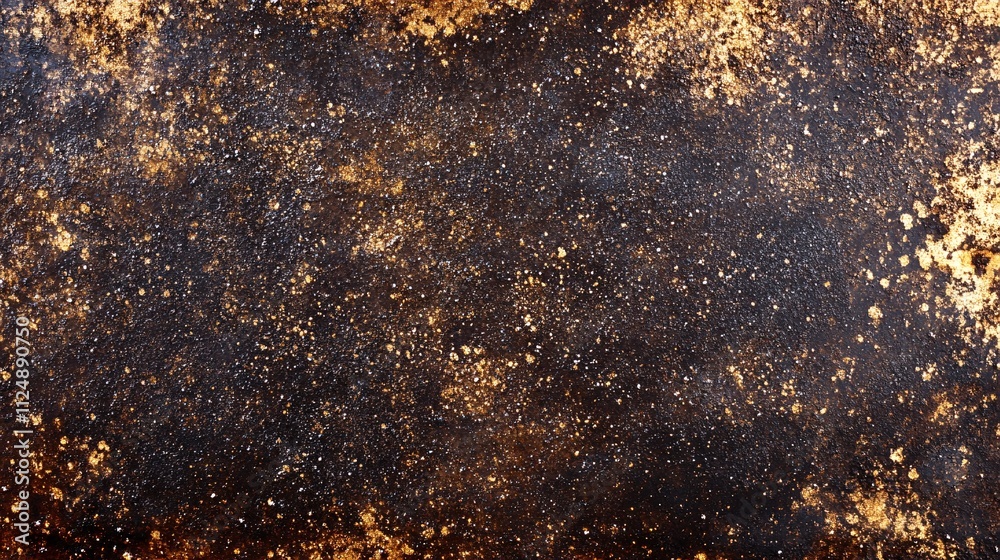 Poster dark and gold textured background creating a luxurious and elegant feel