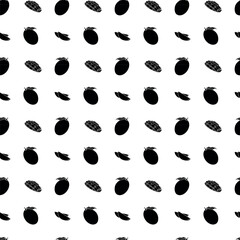 Mango simple seamless pattern on white background. Wrapping paper, gift card, poster, banner design. Home decor, modern textile print. Summer bright geometric fruits patterned.