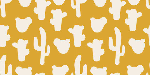 Seamless pattern organic element. Abstract pattern.  Organic Shapes Pattern. Contemporary Art Pattern.