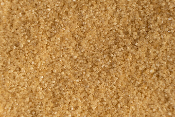 Macro Texture of Unrefined Brown Cane Sugar Demerara.