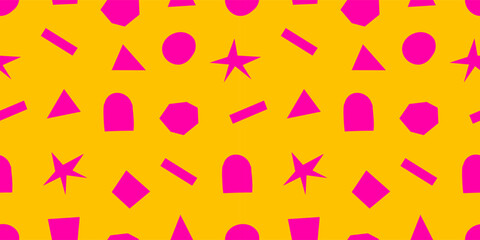 Seamless pattern organic element. Abstract pattern.  Organic Shapes Pattern. Contemporary Art Pattern.