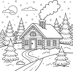 Frosty Days Cozy Hues: Winter-Themed Coloring Pages,
Winter Wonderland Cozy Coloring Pages for the Soul