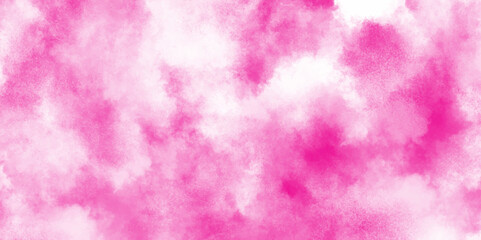 Pink backgrounds watercolor vintage grunge texture, Soft and cloudy watercolor stain of pink paint texture, brush painted watercolor abstract painting background, fresh and blurry pink cloud sky.