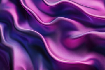 Obraz premium 3D silk fabric texture with soft gradient in purple and pink, perfect for luxurious and elegant designs