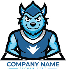 Funny Character Monster Animal Head Vector Mascot Logo Design isolated cartoon logo art animal angry face drawing EPS 10, PNG, SVG, AI