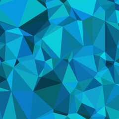 Fototapeta premium Wallpaper Random Triangle Texture Abstract Effect Pattern Blue Background