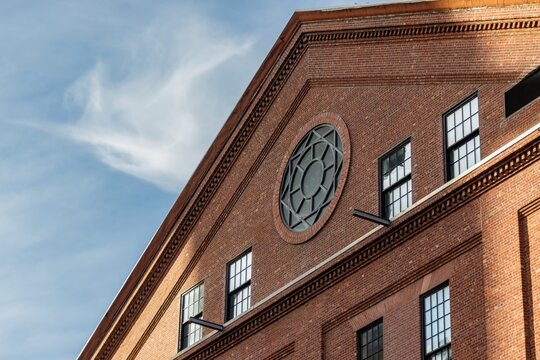 Stone buildings showcase timeless architecture.