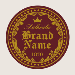 Elegant vintage frames with intricate floral and ornamental details, perfect for adding a classic touch to labels, invitations, and decorative borders in various design projects