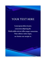 Modern abstract design with minimalist and professional style. Perfect for business presentations, brochures, or promotional posters.