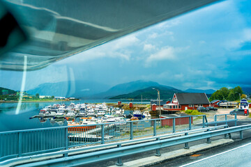 Seglerhafen am Saltdalsfjorden
