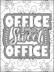 Inspirational Quote Coloring Page for Adults. Motivational Quote Coloring Page.