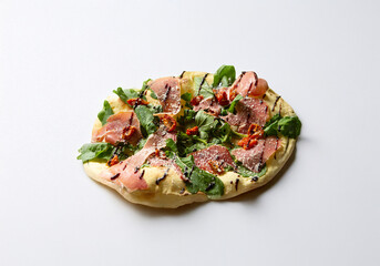 Smoked Prosciutto and Arugula Pizza