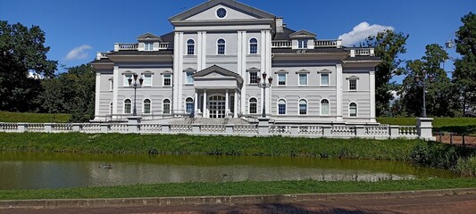 Marzipan Museum building with columns. Kaliningrad 2024 July 17