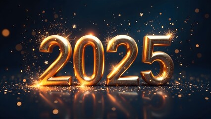 Golden 2025 New Year's Eve Celebration