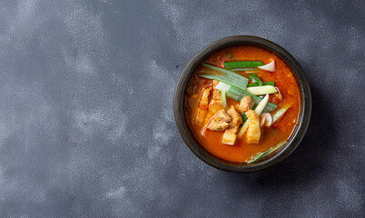 Pork and Kimchi Stew ,Korean food 