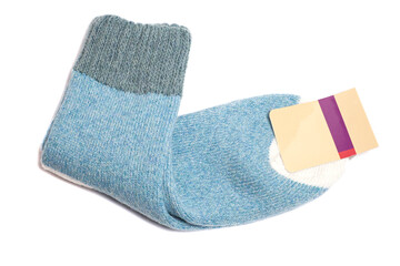 women's socks with blank label