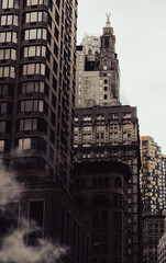 Buildings in NYC with smoke
