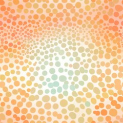 Warm Toned Abstract Dot Gradient Background Design