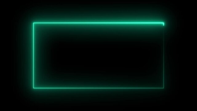 glowing neon red color rectangle picture frame animation icon ring retro round wallpaper rotate circle animated  Futuristic Loop Video Background, Dynamic 4K Animation,