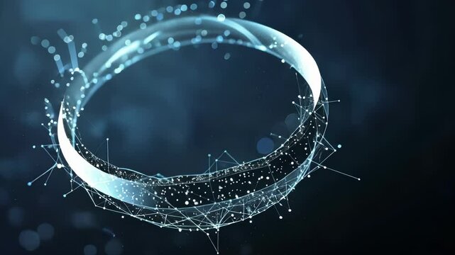 A fitness tracker in the form of a stylish necklace utilizing 5G technology for precise sleep tracking and personalized wellness recommendations.