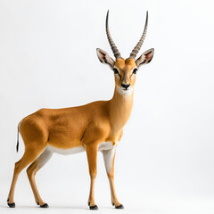 Obraz premium Oribi on white background