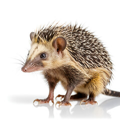 Fototapeta premium hedgehog on white background