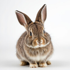 Fototapeta premium Pygmy Rabbit on white background
