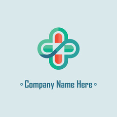 Fototapeta premium Medical Health Logo design