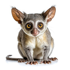 Obraz premium Senegal Bushbaby on white background
