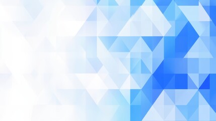 Obraz premium Abstract Geometric Patterns in Shades of Blue with Soft Light Effects