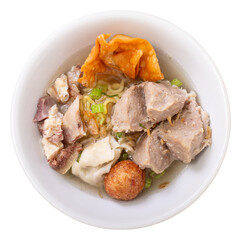 Bakso Jumbo, Top view Big Beef Meatballs one of most popular Indonesian foods