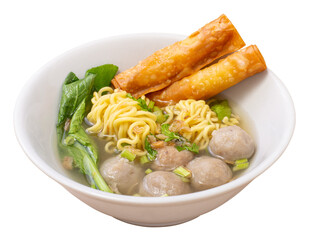 Bakso sapi, Beef Meatballs with noodles one of most popular Indonesian foods