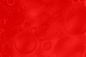 Image of oil drop on water for modern and creation design background.