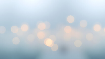 Semi-transparent frosted glass panels with beveled edges, layered on a gradient with scattered bokeh lig