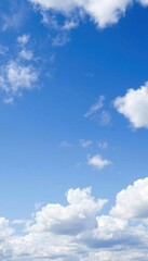 Fototapeta premium blue sky with a few clouds