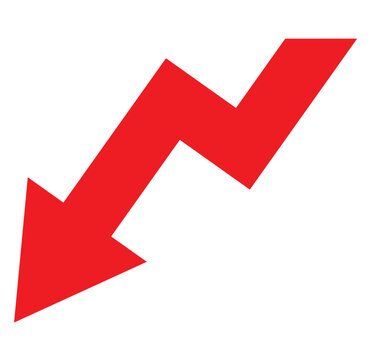 Up and down graph chart vector icon set. growth increase and decrease sign. economy rise and decline symbol. upward or downward trend bar chart icon. profit and loss statistics. 