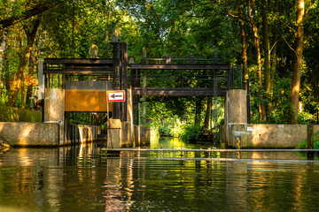 Schleuse im Spreewald