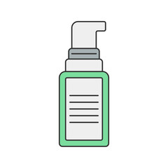 pump bottle icon perfect for beauty and salon-related designs