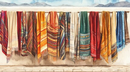 Explore Vibrantly Colored Mexican Textiles and Fabrics in the Heart of Mexico A Rich Cultural Tapestry