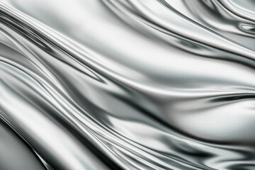 background smooth shiny silver metal texture on liquid metal concept	