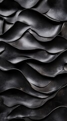 Obraz premium Dark wavy abstract background creating a stylish and modern design