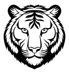 Fototapeta premium tiger logo creative and original for your business or company logotype vector illustration isolated on white background