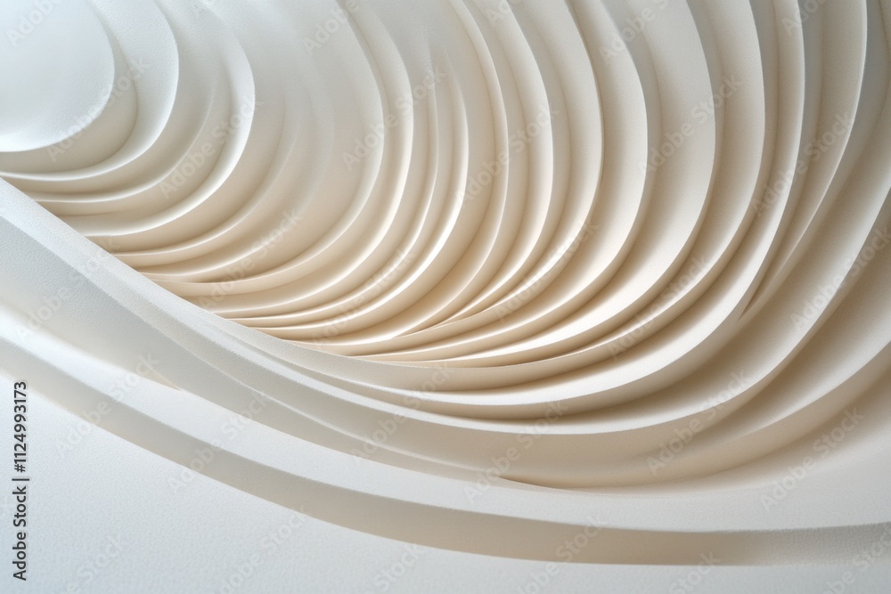 Poster Toppling domino tiles creating a smooth ripple effect, their precise movement displayed on a clean white background for a sharp and modern aesthetic
