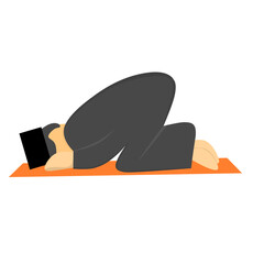 Flat Islam Muslim Icon